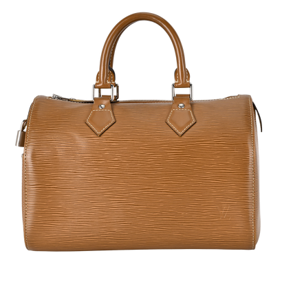 Speedy 25, £850, Handbags, Brown, Leather, Front view